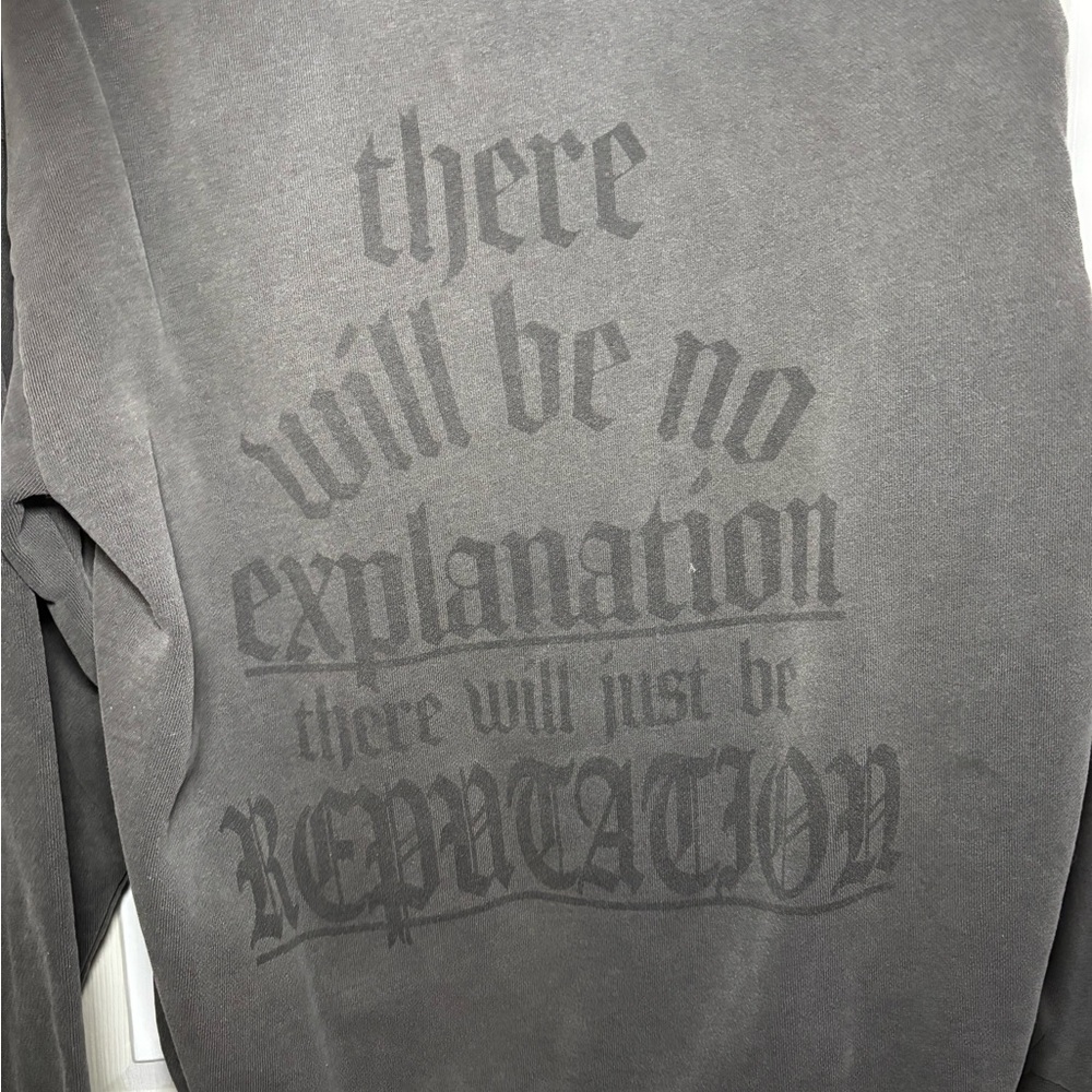 Gray Taylor Swift reputation Sweater - Picture 2 of 4